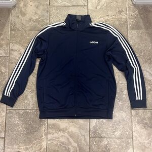 Adidas Men’s Essentials 3-Stripes Tricot‎ Track Jacket Sz XL